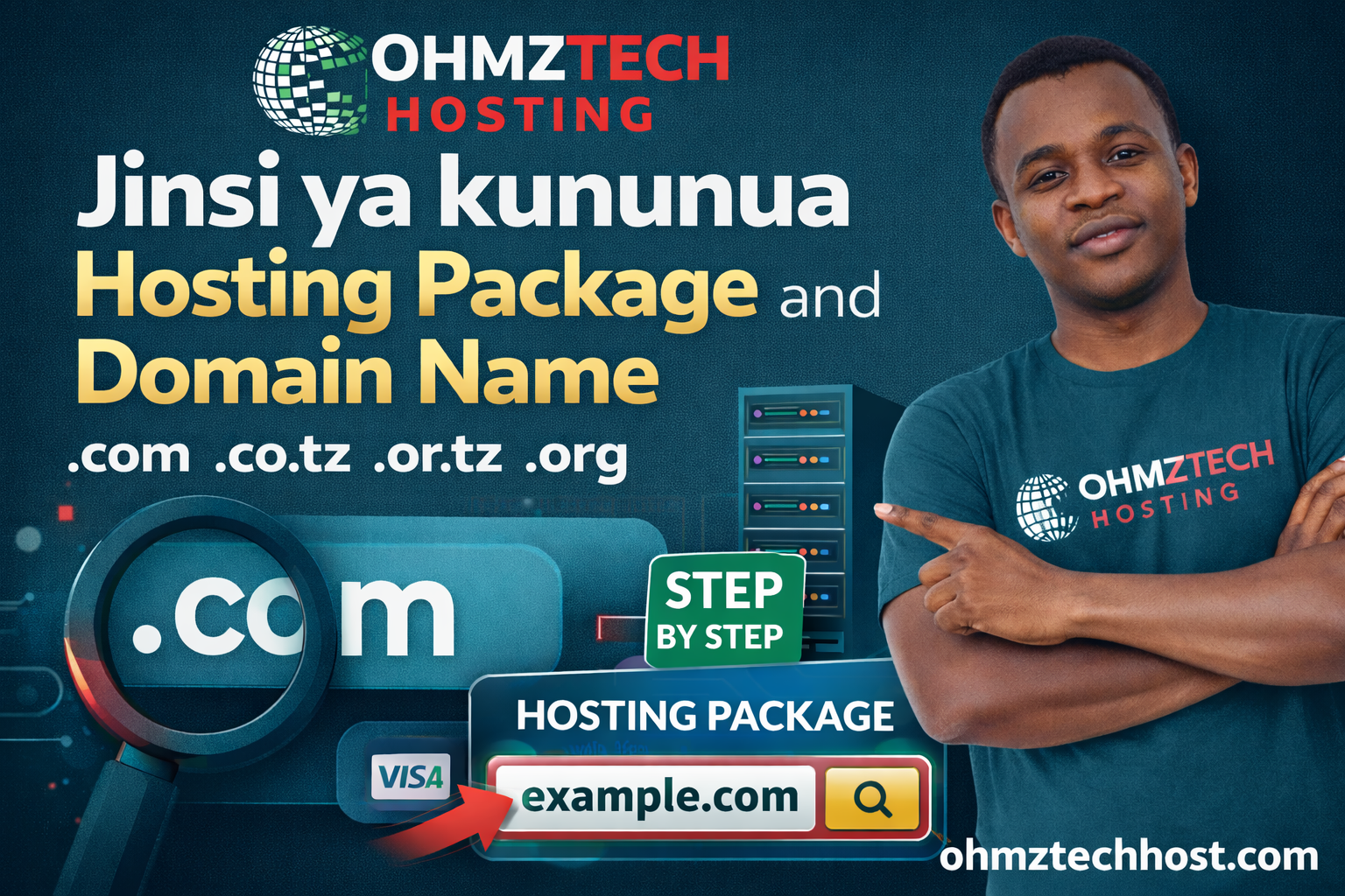 How to buy domain or hosting - OhmzTech Tutorial