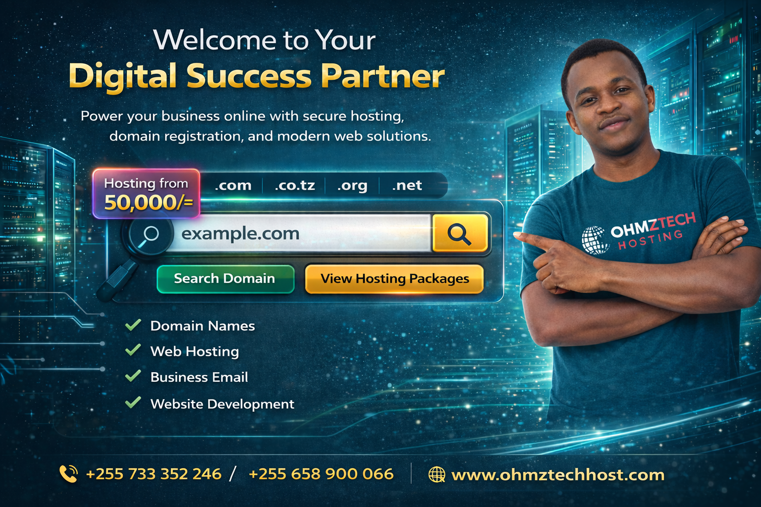 About OhmzTech Hosting